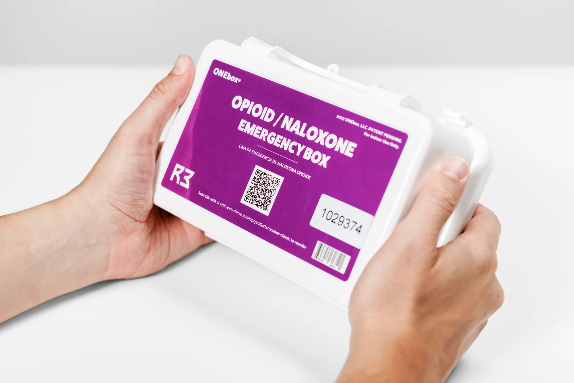 ONEbox Classic held in hands