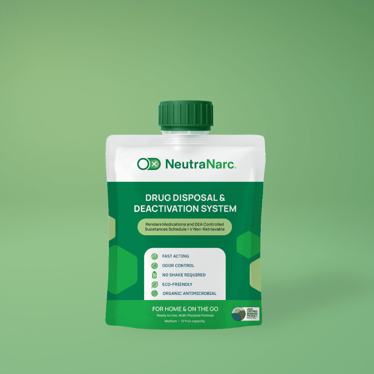 NeutraNarc Disposal Pouch, medium, front
